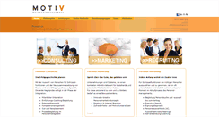 Desktop Screenshot of motiv.at